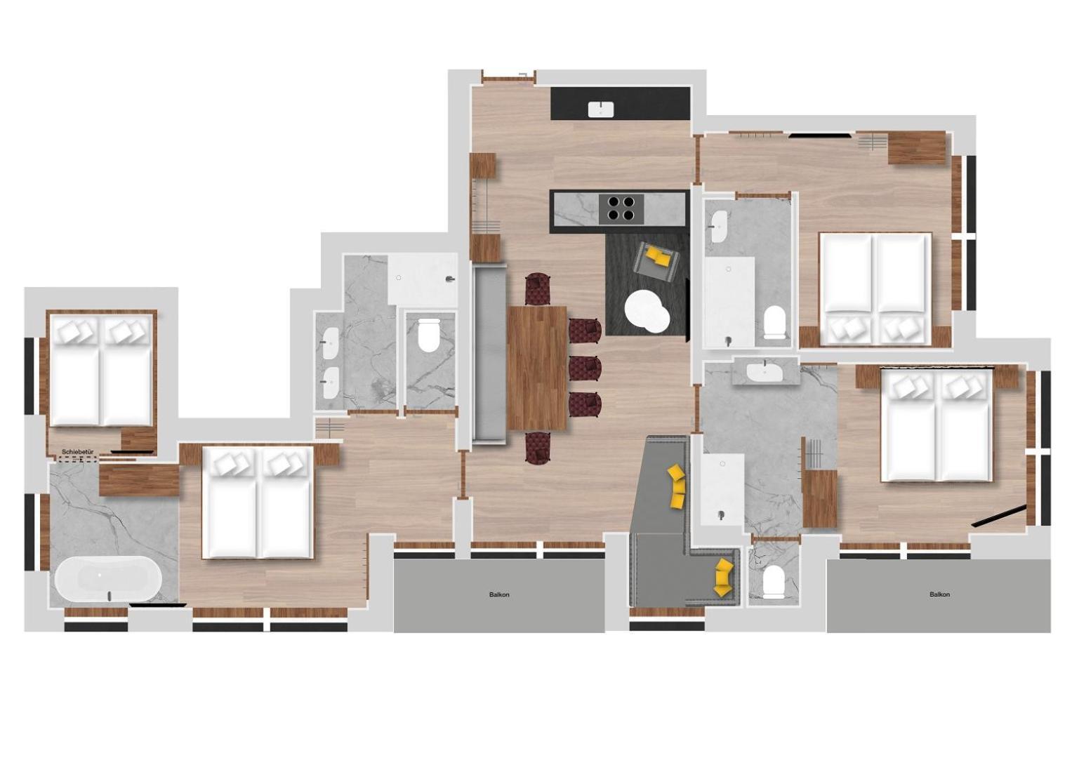 Hofgut Apartment & Lifestyle Resort ヴァークライン 部屋 写真