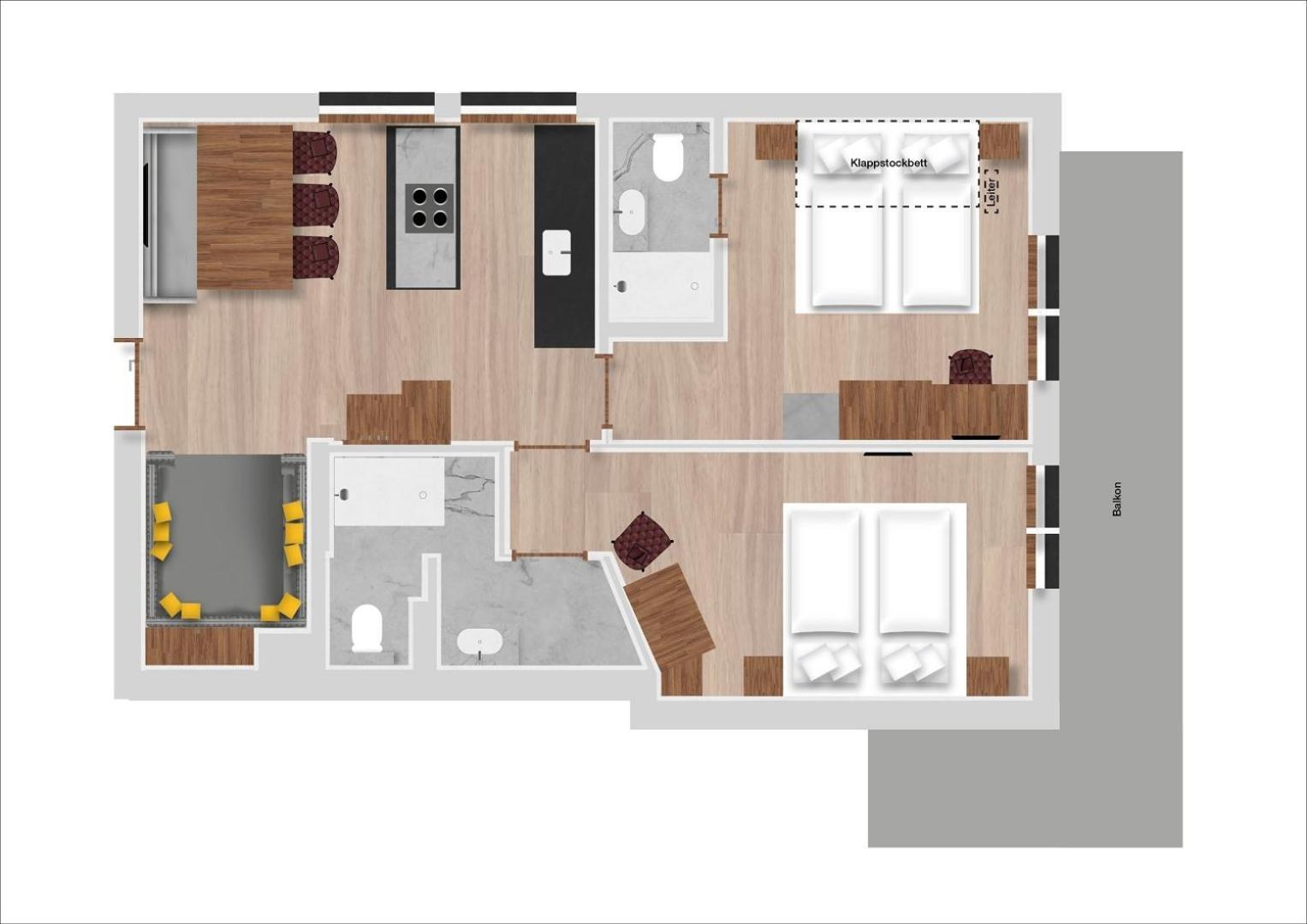 Hofgut Apartment & Lifestyle Resort ヴァークライン 部屋 写真