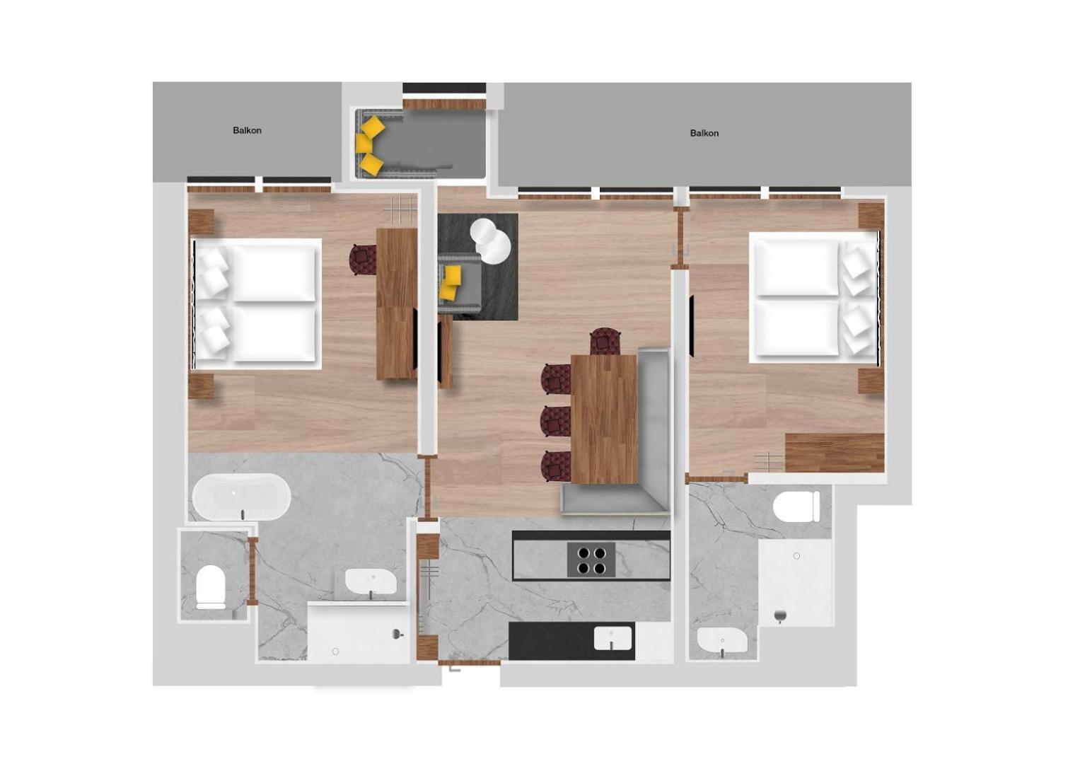 Hofgut Apartment & Lifestyle Resort ヴァークライン 部屋 写真